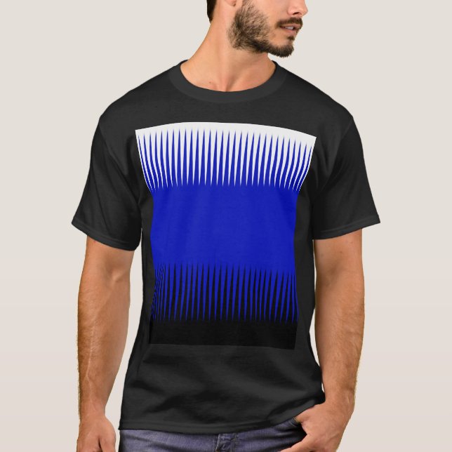 Camiseta Wave Design Blue (Frente)