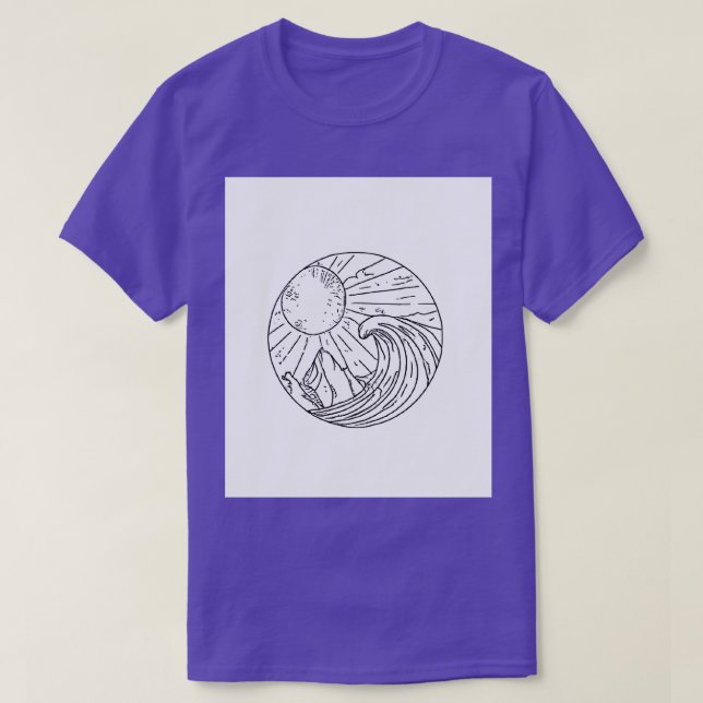 Camiseta Wave e Sun 2 (Frente do Design)