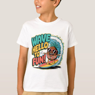 Camiseta Wave Hello Para Divertir