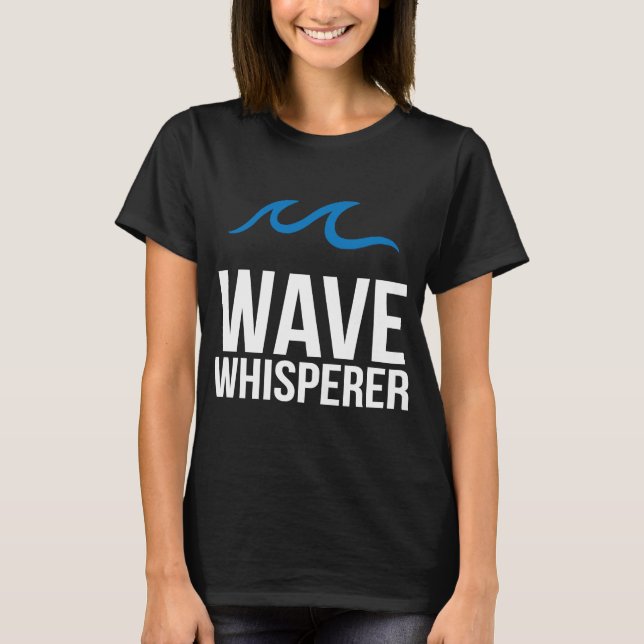 Camiseta Wave Whisperer Wind Surfer surfing Sailer (Frente)