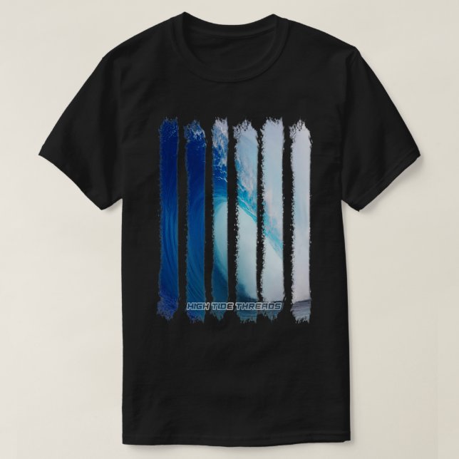Camiseta Waves Sun Surf Water Beach Ocean (Frente do Design)