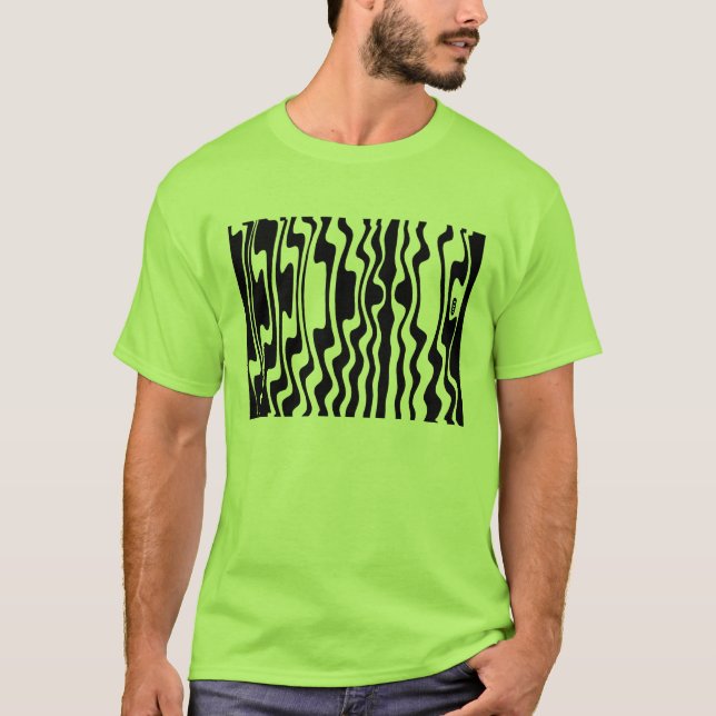 Camiseta Wavey Stripey - Personalizado (Frente)