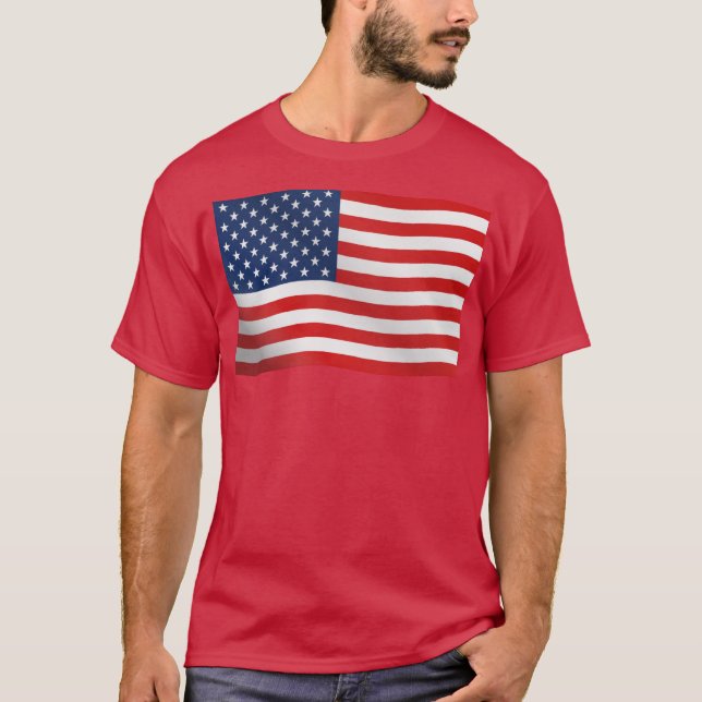Camiseta Waving Flag Americano (Frente)