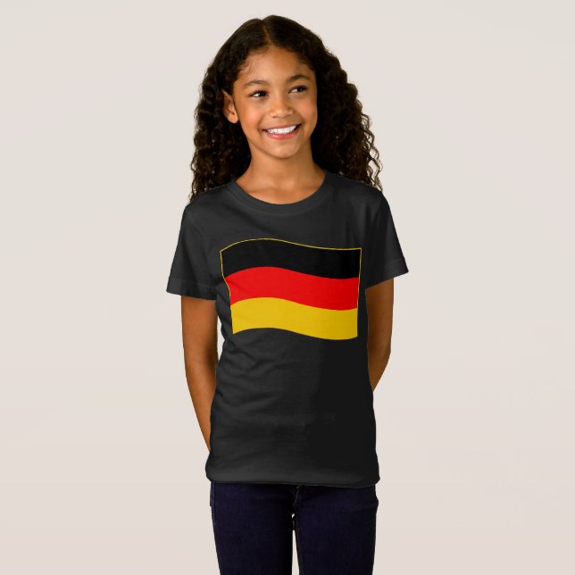 Camiseta Waving German Flag (Frente Completa)