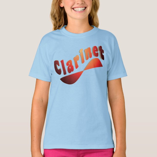 Camiseta Wavy Clarinet (Frente)