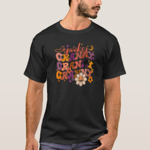 Camiseta Wavy Groovy Spooky Vovó Faboolosa Hallowe