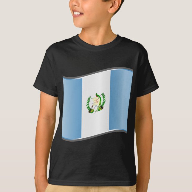 Camiseta Wavy Guatemala Flag (Frente)