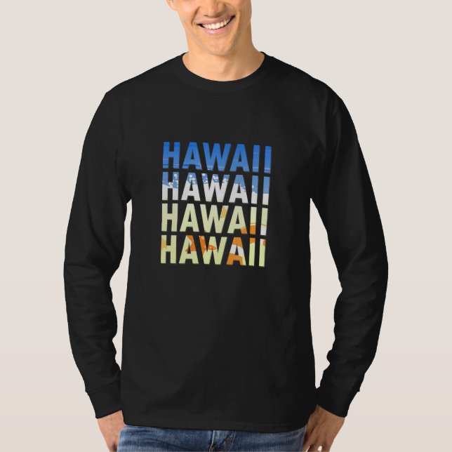Camiseta Wavy Hawaii Beach (Frente)