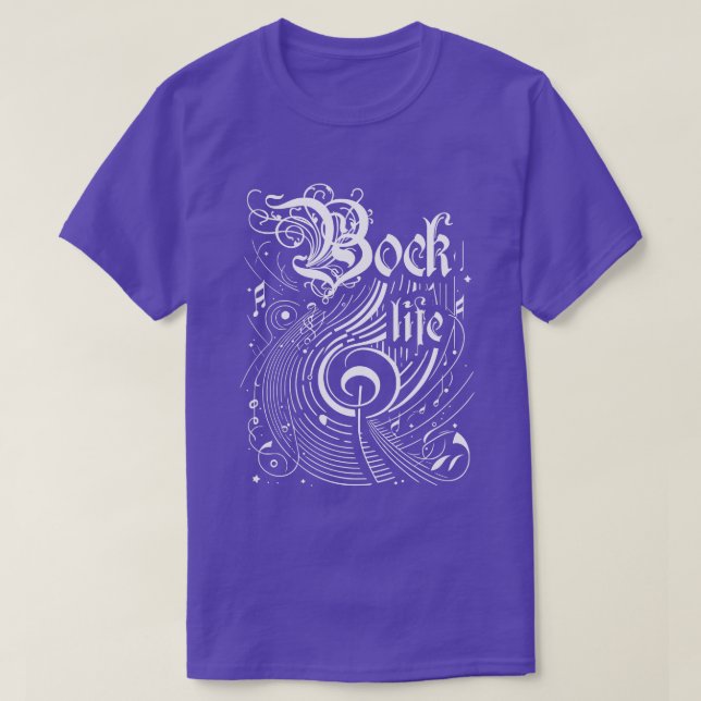 Camiseta Wavy Music Bock Life (Frente do Design)
