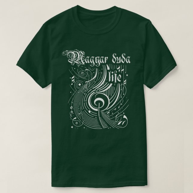 Camiseta Wavy Music Magyar duda Life (Frente do Design)