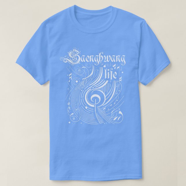 Camiseta Wavy Music Saenghwang Life (Frente do Design)