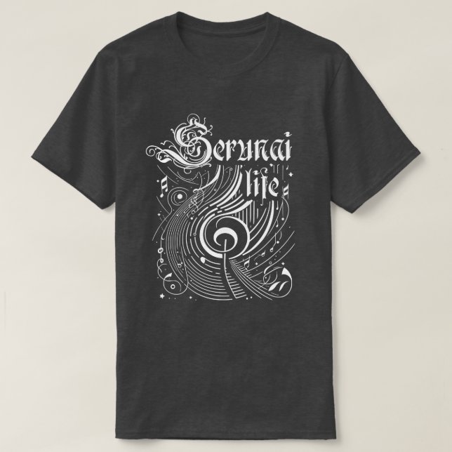 Camiseta Wavy Music Serunai Life (Frente do Design)