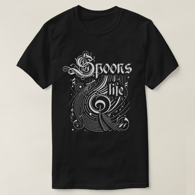 Camiseta Wavy Music Spoons Life (Frente do Design)