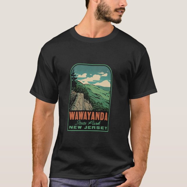 Camiseta Wawayanda State Park NJ Retro (Frente)