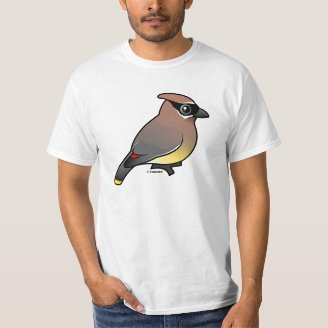 Camiseta Waxwing de cedro (Frente)