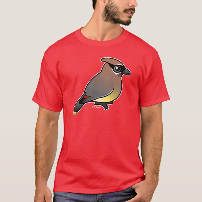Camiseta Waxwing de cedro (Frente)