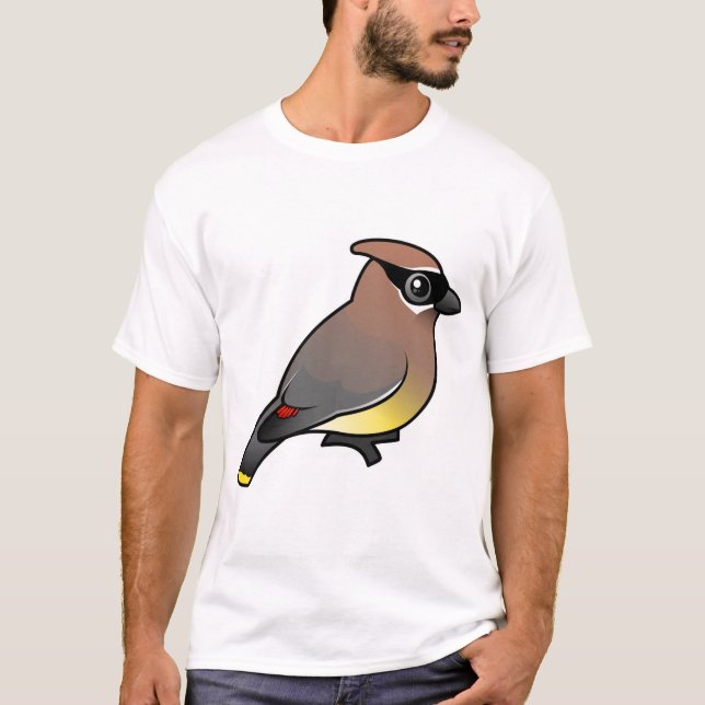 Camiseta Waxwing de cedro (Frente)
