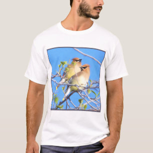 Camiseta Waxwings de cedro