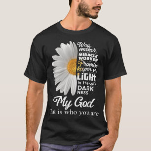 Camiseta Way Maker Miracle Worker Promise Keeper Light Jesu