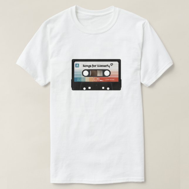 Camiseta WayHaught Mix Tape - Canções para Waverly (Frente do Design)