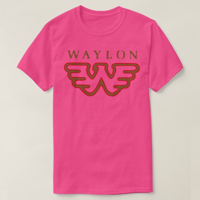 Camiseta Waylon Jennings Mug (Frente do Design)