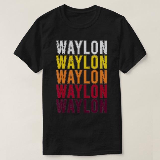 Camiseta Waylon Vintage Waylon (Frente do Design)