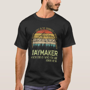 Camiseta Waymaker Miracle Worker Promise Keeper Christian