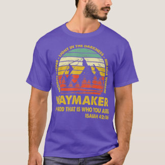 Camiseta Waymaker Miracle Worker Promise Keeper Christian L