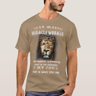 Camiseta Waymaker Miracle Worker Promise Keeper Lion