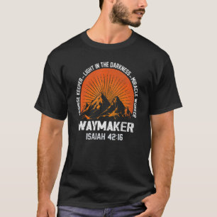Camiseta Waymaker Promise Keeper Milagre Trabalhador Cristã