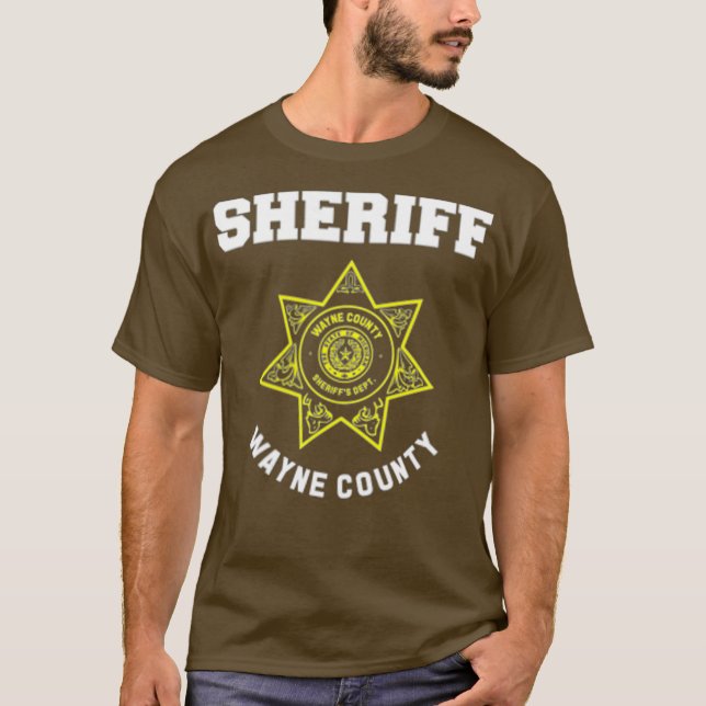 Camiseta Wayne County Michigan Sheriff - Deputados Uniform (Frente)