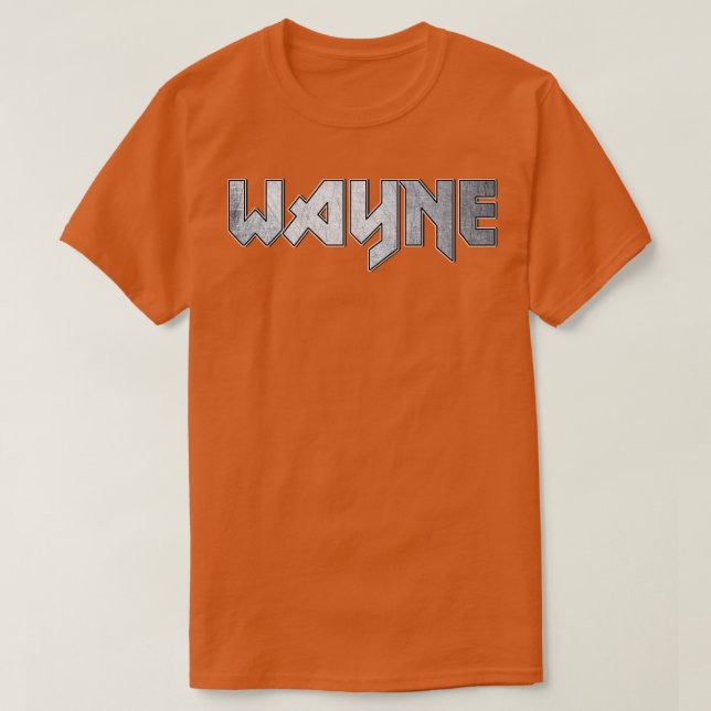 Camiseta Wayne de metal pesado (Frente do Design)