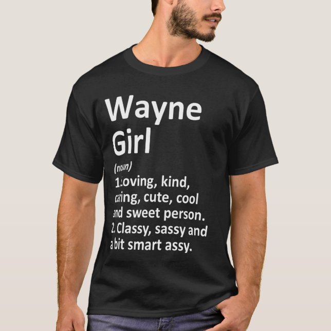 Camiseta Wayne Girl Ne Nebraska Funny City Home Roots (Frente)