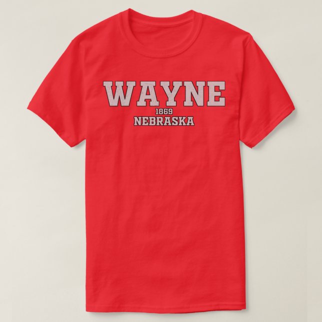 Camiseta Wayne Nebraska (Frente do Design)