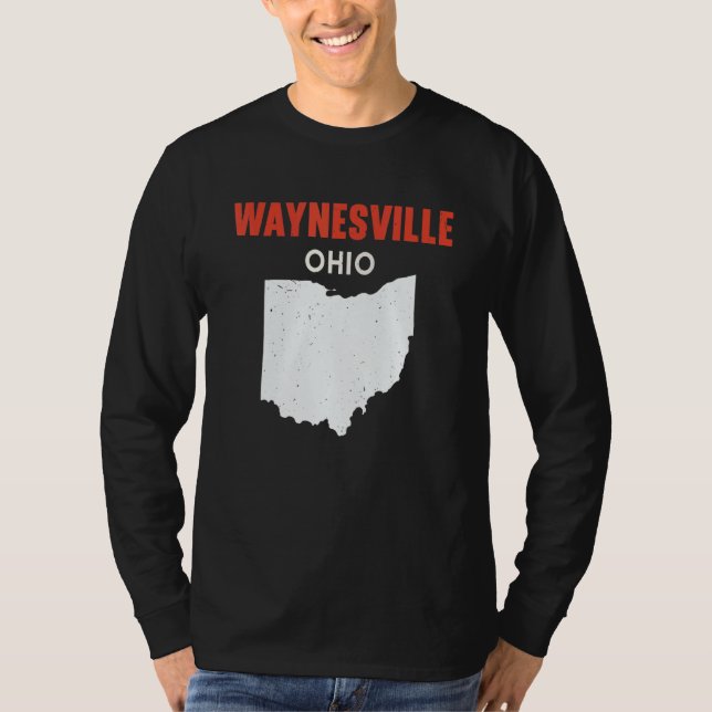 Camiseta Waynesville Ohio USA State America Travel Ohioan (Frente)