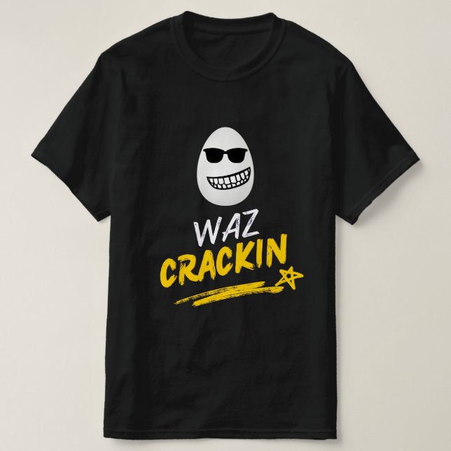 Camiseta Waz Crackin Mens T-Shirt (Frente do Design)