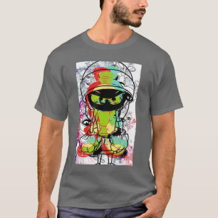 Camiseta WB100 Looneyunes Marvinhe Marciano Desenho Esboço 