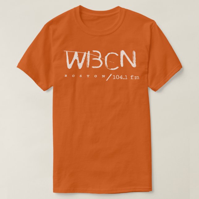 Camiseta WBCN Boston (Frente do Design)