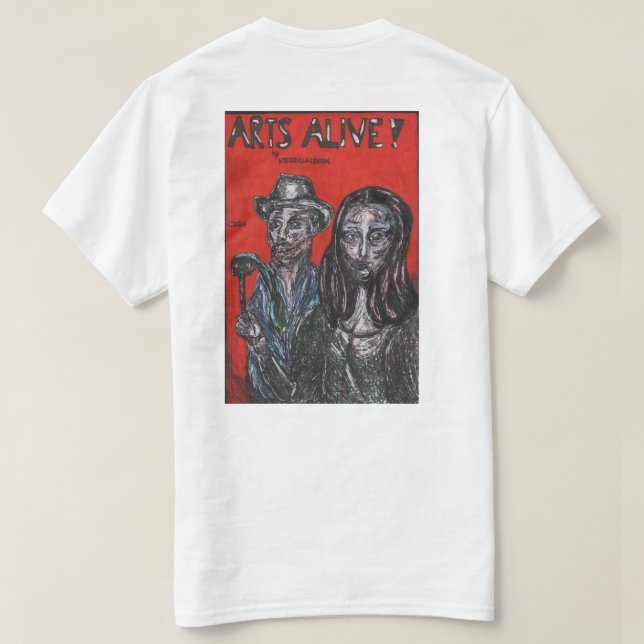 Camiseta WCHS Arts Alive 2020 (Verso do Design)