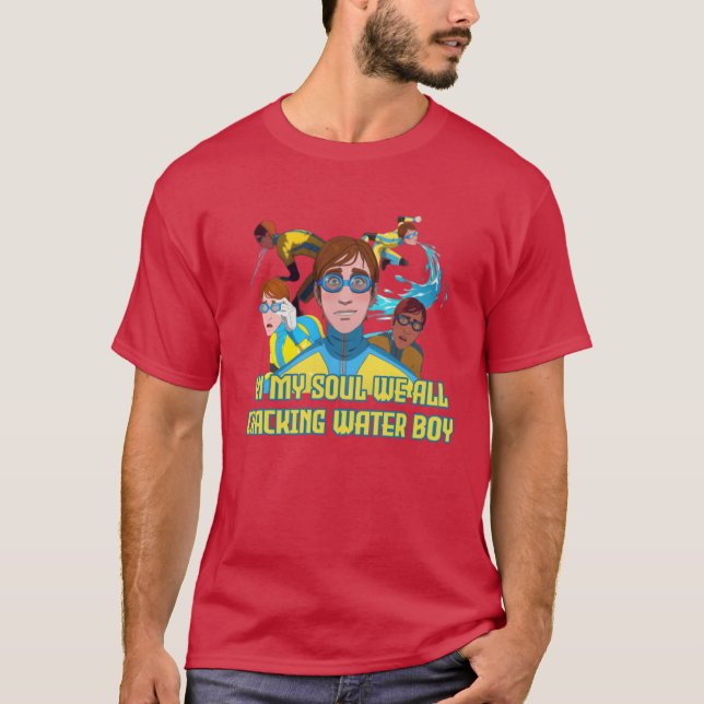 Camiseta We all loving Waterboy Dispatch Game retro (Frente)