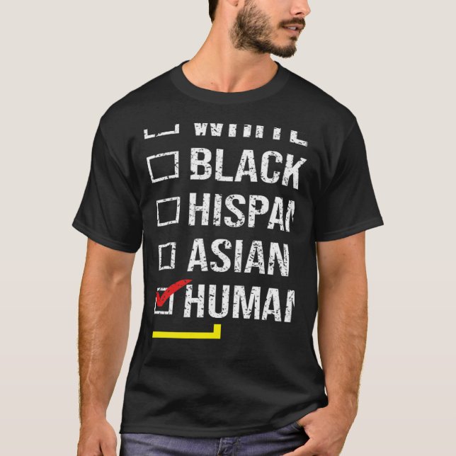 Camiseta We Are All HUMAN Black History Month Black Pride D (Frente)
