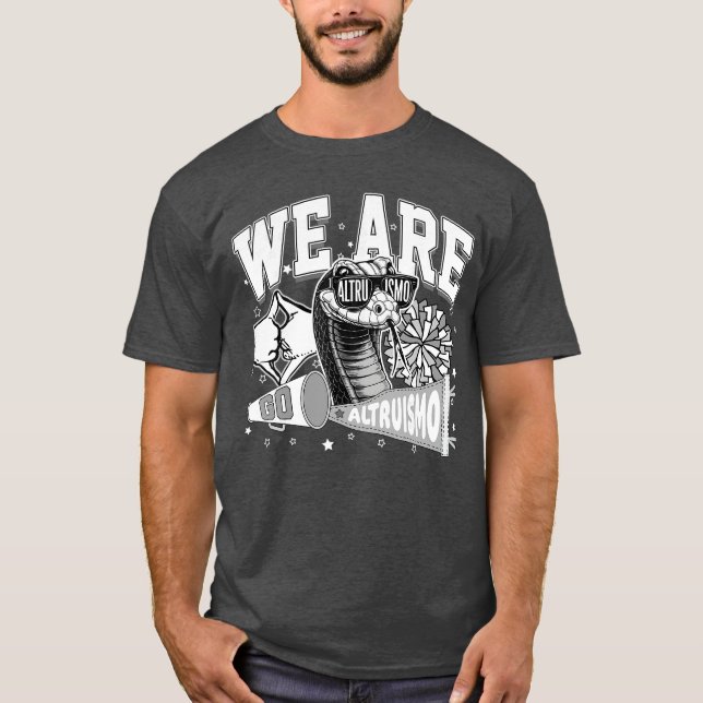 Camiseta We are Altruismo Go Cheer Altruismo RCA Retro Scho (Frente)