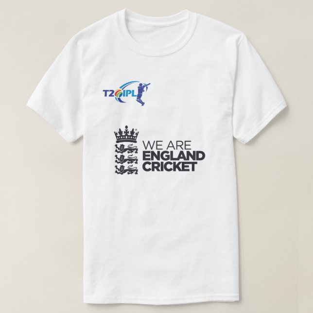 Camiseta We Are England Cricket – England Cricket (Frente do Design)