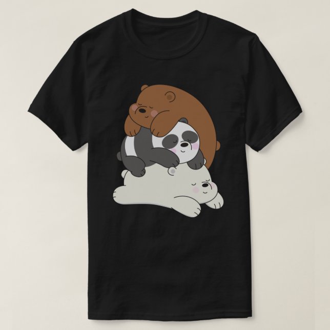 Camiseta We Bare Bears Classic T-Shirt (Frente do Design)