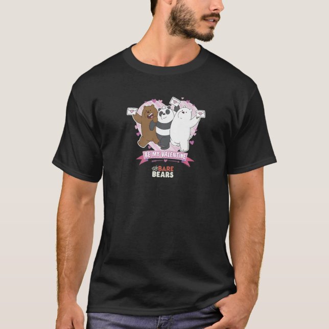 Camiseta We Bare Bears Valentine's Day Standing Group Shot  (Frente)