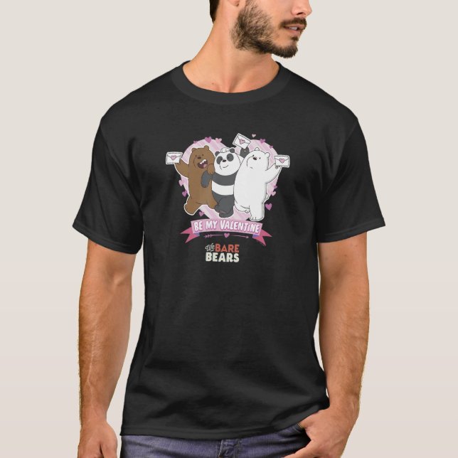 Camiseta We Bare Bears Valentine's Day Standing Group Shot (Frente)