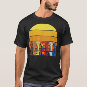 Camiseta We Rise Together Black Lives Matter Equality Socia