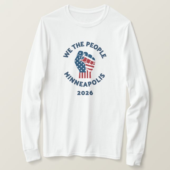 Camiseta We the People Minneapolis 2026 (Frente do Design)