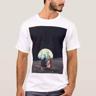 Camiseta We Used To Live There Surreal Space Collage