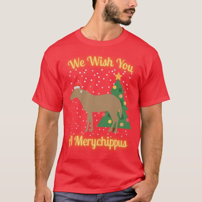Camiseta We Wish You a Merychippus T-Shirt (Frente)